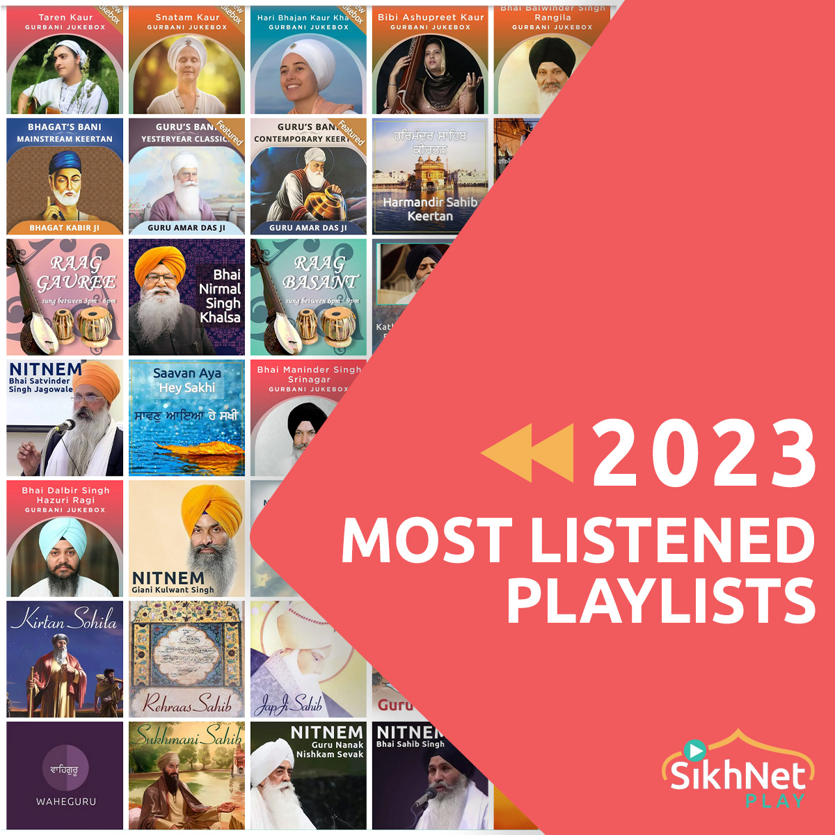 Sikhnet Most Listened Playlists - Free Gurbani Streaming Online - SikhNet Play