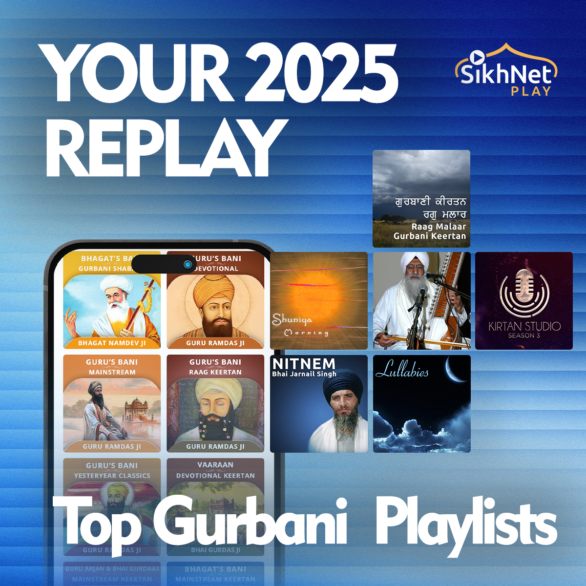 Sikhnet Your 2025 Replay - Top Gurbani Playlists - Free Gurbani Streaming ...